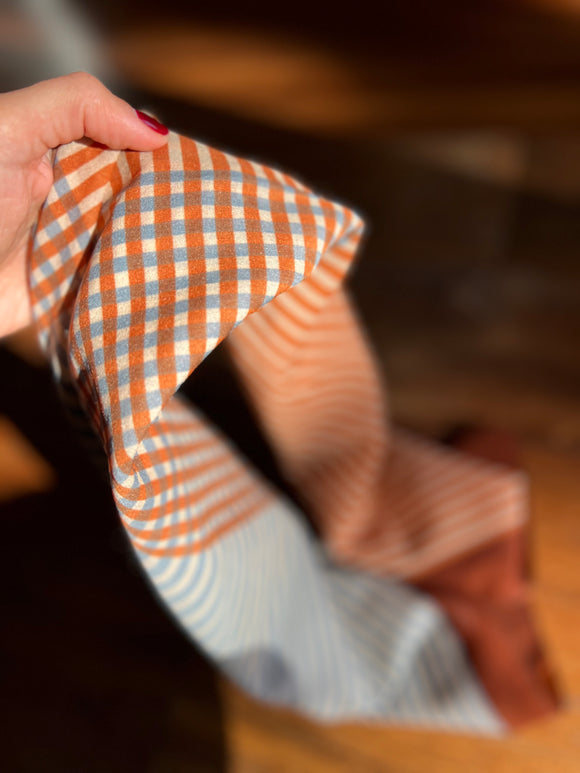 Foulard zucca e carta da zucchero