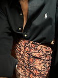 Combo pareo + camicia Ralph Lauren • nero e beige