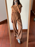 PRE ORDINE • Panta palazzo cupro biscotto