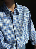 Camicia Gilbi Ralph Lauren quadretti blu e azzurri