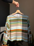PRE ORDINE • Camicina sartoriale righe verdi