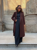 Cappotto sartoriale marrone