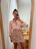 Combo pareo + camicia Ralph Lauren • rosa righe e fiorellini