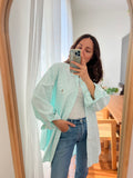 Camicia Ralph Lauren verde acqua chiaro