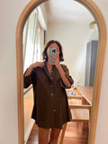 Combo pareo + camicia Ralph Lauren • marrone e rosa