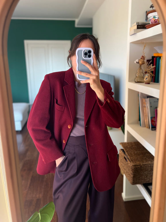 Blazer burgundy