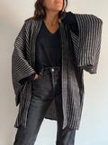 PRE ORDINE • Kimono nero e grigio