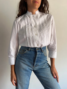 Camicia bianca colletto coreana