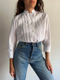 Camicia bianca colletto coreana