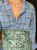 Combo pareo + camicia Ralph Lauren • azzurro e verde acqua