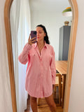 Combo pareo + camicia Ralph Lauren • rosa righe e esagoni