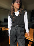 Gilet corto nero