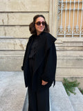 Cappotto sartoriale corto nero