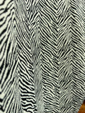 Camicia ampia in maglina zebrata