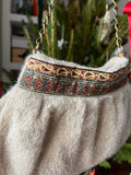 Borsetta di lana con decorazione