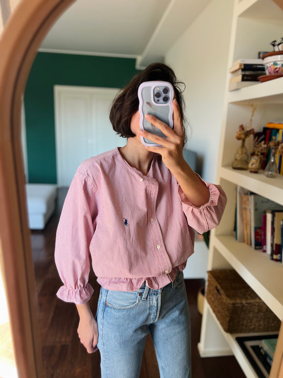 Camicia Gilbi Ralph Lauren righe rosse