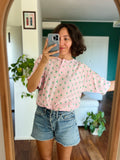 T-shirt verdura 🥦🫑🥬 rosa