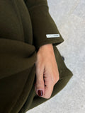 Cappotto sartoriale verde militare