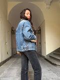 Giacca jeans lavaggio medio