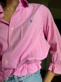 Camicia Gilbi Ralph Lauren rosa righe