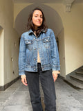 Giacca jeans lavaggio medio