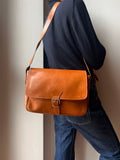 Borsa cuoio chiaro