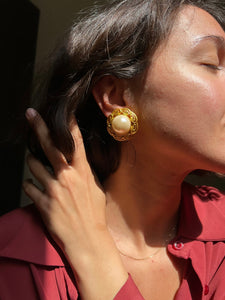 Orecchini clip Sole