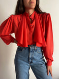 Camicia corallo con cravattino