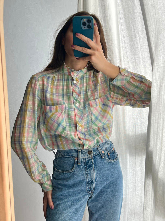Camicia quadri multicolor