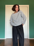 PRE ORDINE • Camicina sartoriale righe grigie
