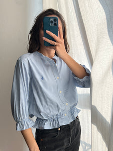 Camicia Gilbi Ralph Lauren righe bianche e azzurre