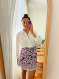 Combo pareo + camicia Ralph Lauren • bianco-blu-malva