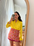 Combo pareo + camicia Ralph Lauren • giallo e fiori accesi