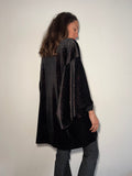 PRE ORDINE • Kimono velluto nero brillantini rossi