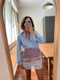 Combo pareo + camicia Ralph Lauren • azzurro e rosa