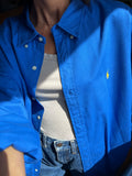 Camicia Ralph Lauren bluette