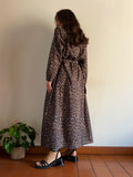 Chemisier Panarea cotone leopardato