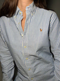 Camicia Ralph Lauren righe azzurre
