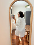 Combo pareo + camicia Ralph Lauren • bianco e senape