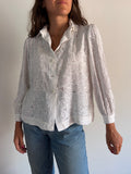 Camicia bianca tutta ricamata