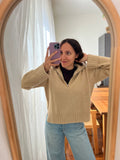 PRE ORDINE • Maglione polo mezza zip • vari colori