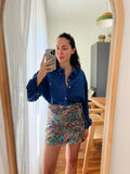 Combo pareo + camicia Ralph Lauren • fiori e blu