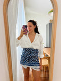 Combo pareo + camicia Ralph Lauren • bianco e blu