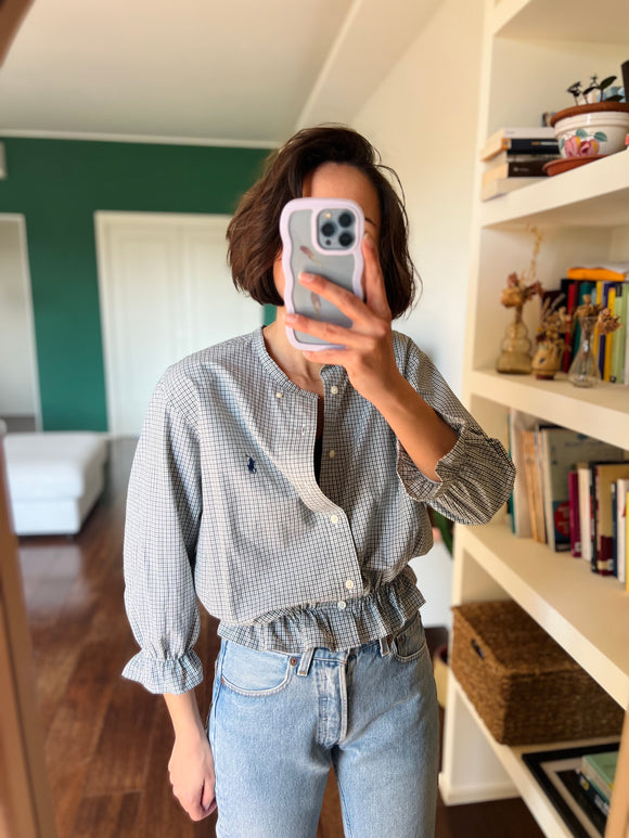 Camicia Gilbi Ralph Lauren quadretti verde bottiglia