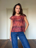 PRE ORDINE • Maglietta tipo Missoni bordeaux
