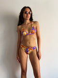 Costume due pezzi fiori e conchiglie