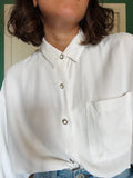 Camicia bianca con tasca