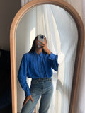 Camicia bluette maculata