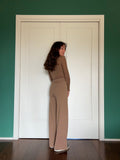 Pantalone lana merino • cammello