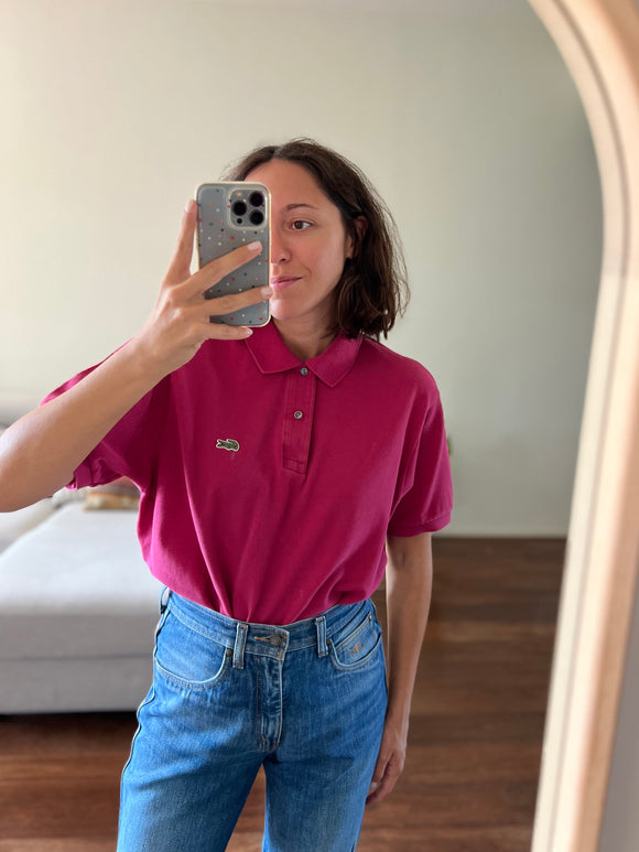 Polo Lacoste fuxia